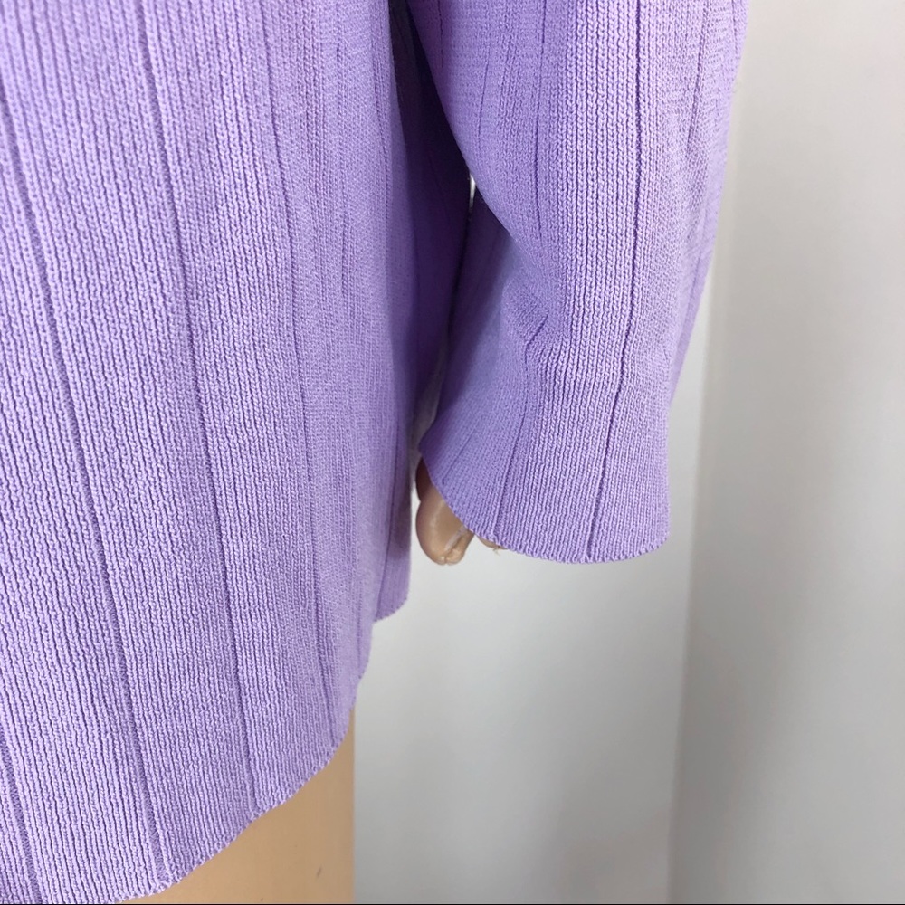 Loulou  purple cardigan 3x (#32) - Picture 4 of 8
